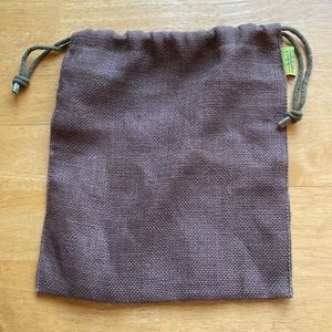 Natural material bag 9,5x10,5” for garlic or onion